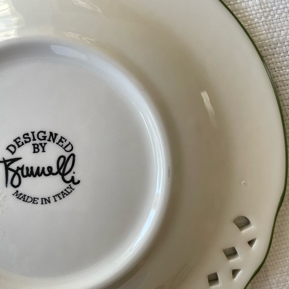 Multimotif Fruit & Flowers, Pierced plate - Picture 3 of 4